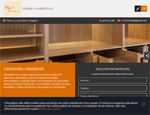 Tablet Screenshot of maderastorrero.com